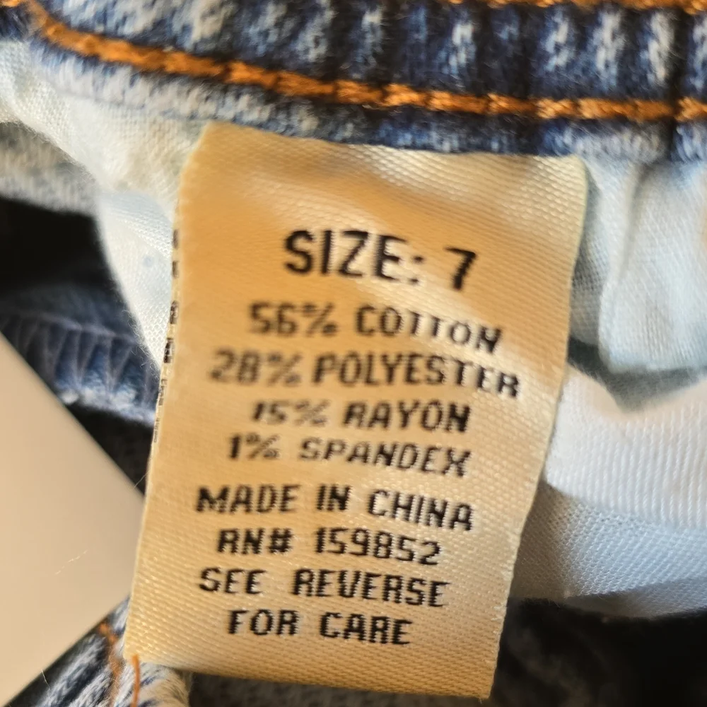 Blue Wide Leg Jeans - Picture 4 of 8